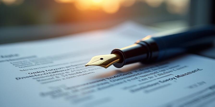 Secure data handling and legal documentation illustration